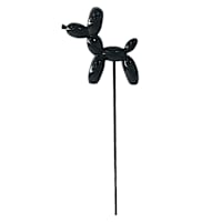 Crosby St. Black Balloon Dog Yard Pick, 11"