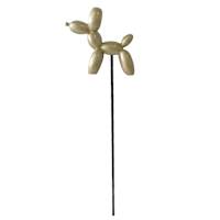 Crosby St. Gold Balloon Dog Yard Pick, 11"