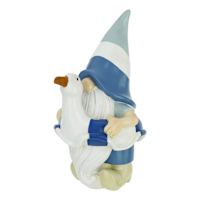 Swimming Gnome Outdoor Garden Statue, 10"