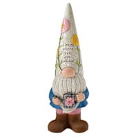 Gnome Holding Water Pot Outdoor Garden Statue
