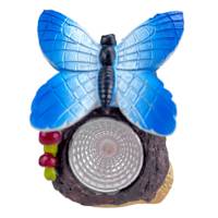 Butterfly Solar Outdoor Decor, 3.7"