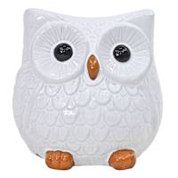 Ceramic Owl Outdoor Garden Statue