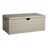 Glenco Storage Patio Coffee Table, Grey