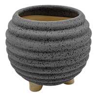 Indoor Elle Grey Planter, 5"