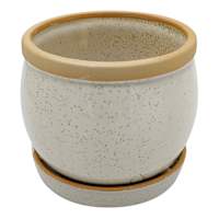Indoor Kira Cream Planter, 4"