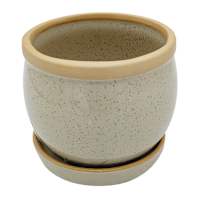 Indoor Kira Tan Planter, 4"