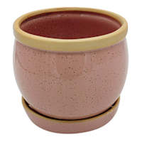 Indoor Kira Red Planter, 4"
