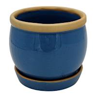 Indoor Kira Bright Blue Planter, 4"