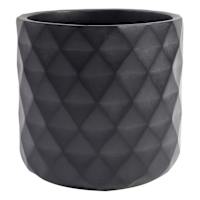 Crosby St. Black Diamond Outdoor Planter, Large