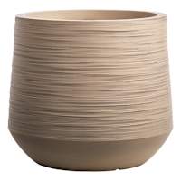 Tan Rattan Tub Planter, Small