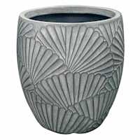 Found & Fable Silver Leaf Outdoor Planter, 14"