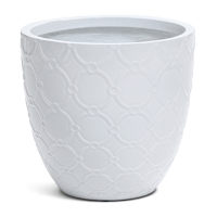 Providence Portia White Outdoor Planter, Medium