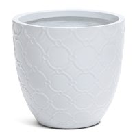 Providence Portia White Outdoor Planter, Large