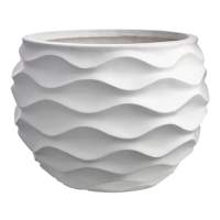 Crosby St. Clara White Outdoor Planter, Medium