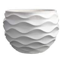 Crosby St. Clara White Outdoor Planter, Large