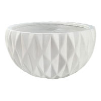 Crosby St. Tess White Outdoor Planter, Small