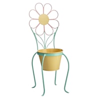 Sunny Club Metal Flower Chair Planter Stand, 24"
