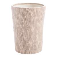 Found & Fable Indoor Pearl Stripe Ceramic Planter, 9"