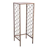 Honeybloom Honeycomb Metal Plant Stand, Small
