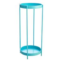 Oh Joy! Blue Metal Plant Stand, 23"