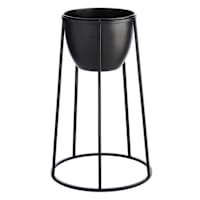 Nala Black Planter Stand, Medium