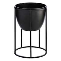 Nala Black Planter Stand, Small