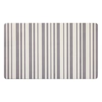 Tan & White Striped Kitchen Mat, 18x30