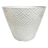 Libby White Outdoor Planter, Medium