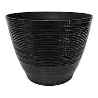 Millie Black Outdoor Planter, Small
