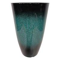 Nora Reactive Blue Outdoor Planter, Medium