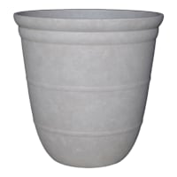 Ares Cream Outdoor Planter, 18"