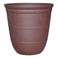 Ares Brown Outdoor Planter, 18"