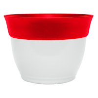 Sunny Club Red Two Tone Planter, 11"