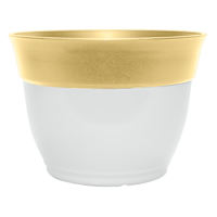 Sunny Club Yellow Two Tone Planter, 11"