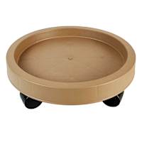Brown Round Plastic Plant Saucer, 15"