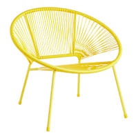 Oh Joy! Yellow Round Disc Outdoor Chair