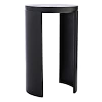Crosby St. Black Wooden Plant Stand, Small