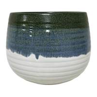 Indoor Cheryl Ombre Blue Planter, 6"