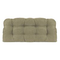 Tahiti Brown Bark Outdoor Wicker Settee Cushion