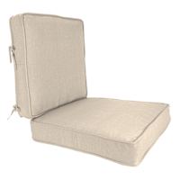 2-Piece Tahiti Beige Outdoor Deep Seat Cushion