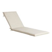 Tahiti Beige Outdoor Chaise Lounge Cushion