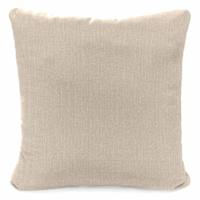Tahiti Beige Square Oversized Outdoor Throw Pillow, 20"