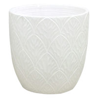 Found & Fable Indoor Sally White Planter, Small