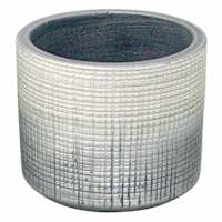 Found & Fable Indoor Alfie Silver Ombre Planter, Small