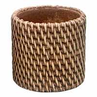 Honeybloom Indoor Burlap Planter, Small