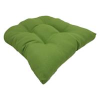 Lime Green Canvas Wicker Seat Cushion