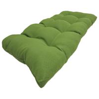 Lime Green Canvas Wicker Settee Outdoor Cushion