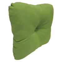 Lime Green Canvas Outdoor Tufted Back Cushion