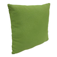 Lime Green Canvas Square Outdoor Throw Pillow, 16"