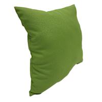 Lime Green Canvas Oversized Square Outdoor Throw Pillow, 20"
